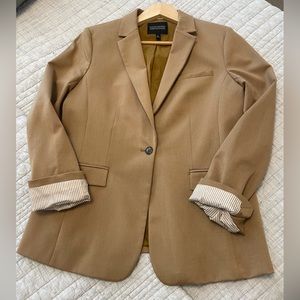 Tan Banana Republic Long & Lean Blazer